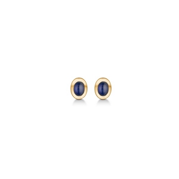 Mads Z - Cabochon-Ohrringe aus 14 Karat Gold