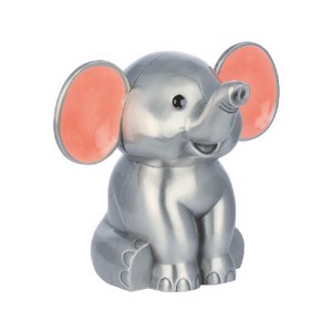 NOA Kids - Spardose mit Elefant und rosa Ohren (Zinn)*