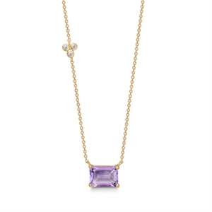 Lavendel-Halskette mit Diamanten von Mads Z 1526110