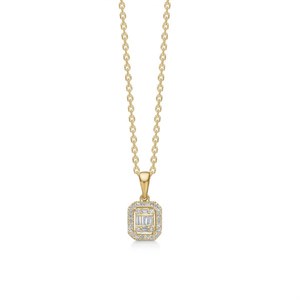 Mads Z - Elisabeth Halskette aus 14kt. Gold mit insgesamt 0,09ct. Diamanten