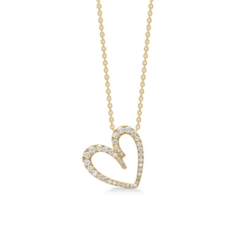 Diamond Love Halskette in 14 kt Gold Mads Z 1531065