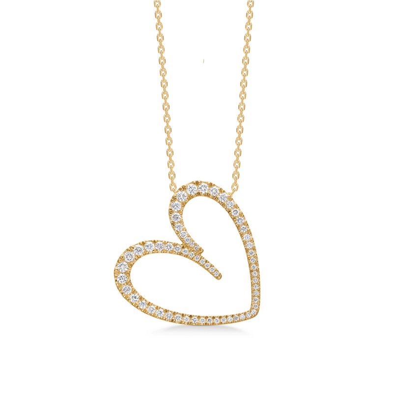 Diamond Love Halskette in 14 kt Gold Mads Z 1531066