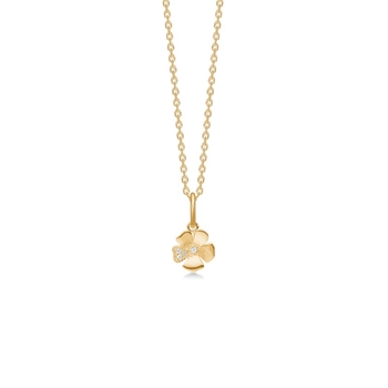 Die Fleur-Halskette in 14 Karat Gold von Mads Z