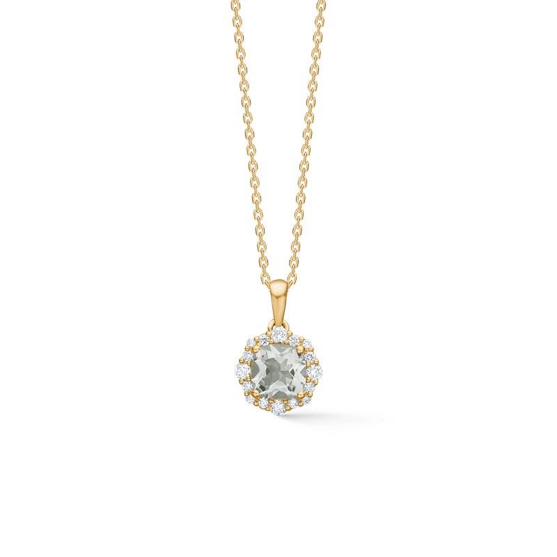 Menthe Halskette in 14 Karat Gold von Mads Z ist ein elegantes und exklusives Schmuckstück