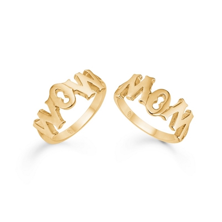 Mads Z - Wow / Mom ring in 14 karat gold 1540097 1
