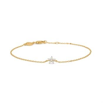 Mads Z - Céleste Armband aus 14 kt Gold mit insgesamt 0,07 ct