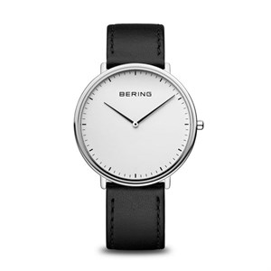 Bering Ultra Slim Unisex-Uhr in poliert silber 15739-404