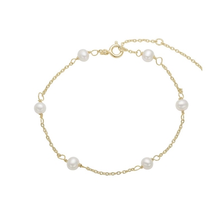 Aagaard - Armband in 8kt. Gold mit Perlen 1601-G8-05