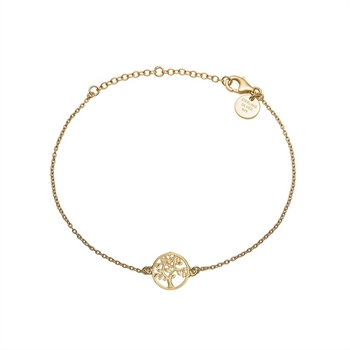 Armband aus vergoldet Silber von Aagaard mit dem Lebensbaum