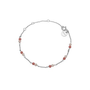 Aagaard - Armband mit Achaten und Mondsteinen in Silber