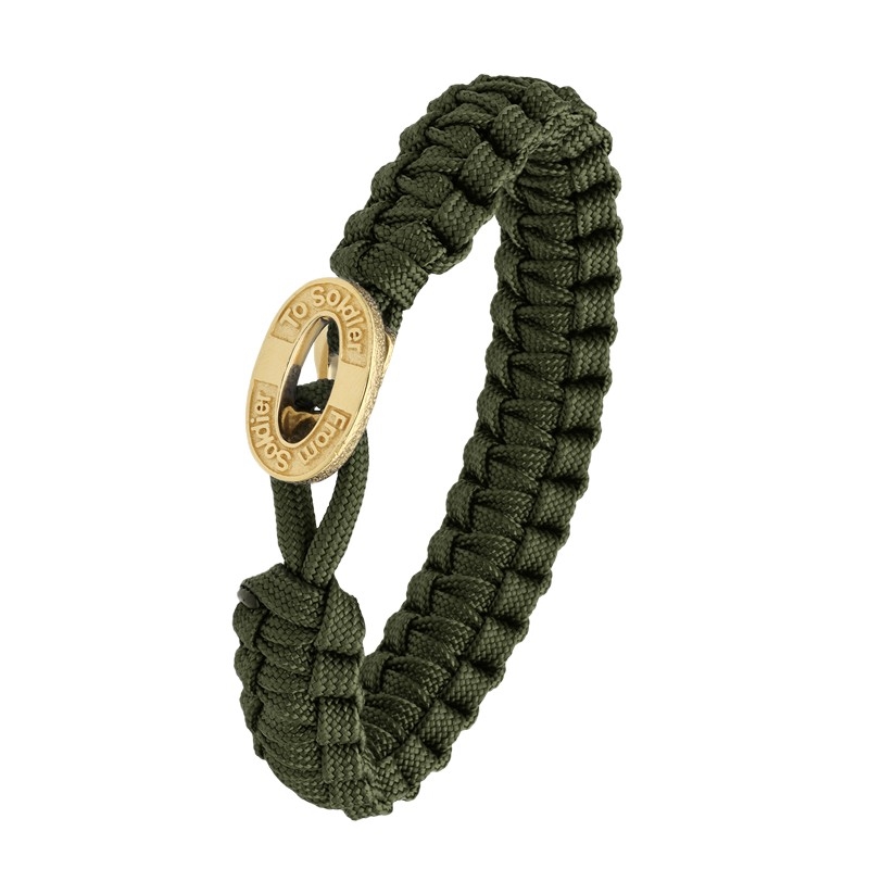 Soldier To Soldier- armband in Grün 1604-FSTS-Gre-G10