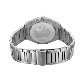 Bering Classic Herrenuhr in gebürstetem silber mit Schwarz 17639-702 3
