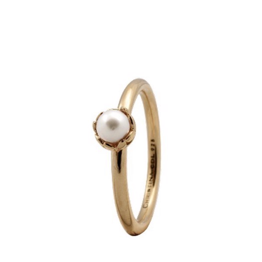 Christina Collect - Vergoldeter Ring silber - PEARL