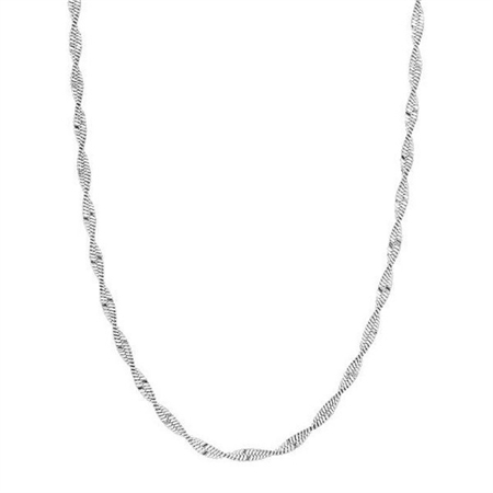 NordahlJewellery- LUX52 Twist-Halskette silber 20251330900