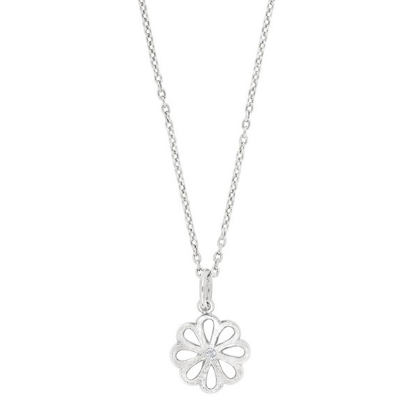 Anhänger in Silber m Blume von Siersbøl 20060110900