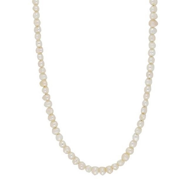 Siersbøl Perlenkette mit rhodinierter Vergebung. Spange 20890015900