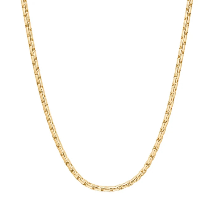 Son of Noa – Halskette in IP-Goldstahl mit Carbonkreuz