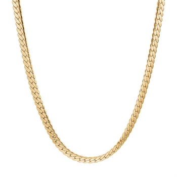 Son of Noa – Halskette in IP-Goldstahl mit Carbonkreuz