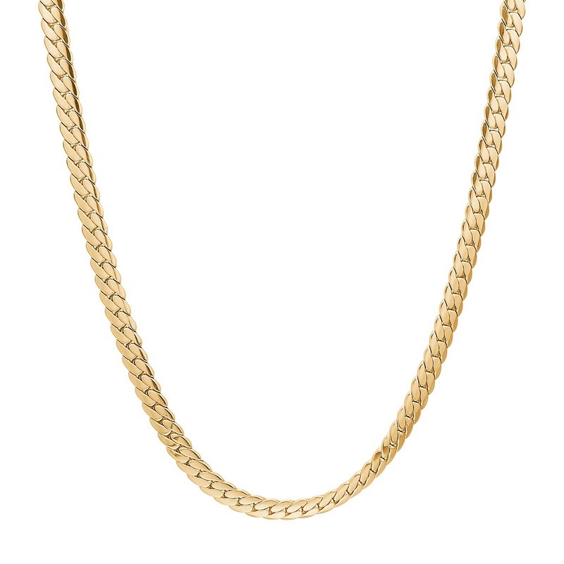 Son of Noa – Halskette in IP-Goldstahl mit Carbonkreuz