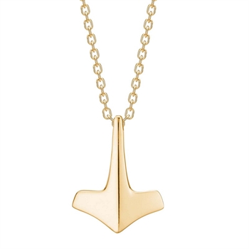 Son of Noa Halskette in IP vergoldetem Stahl Thors Hammer