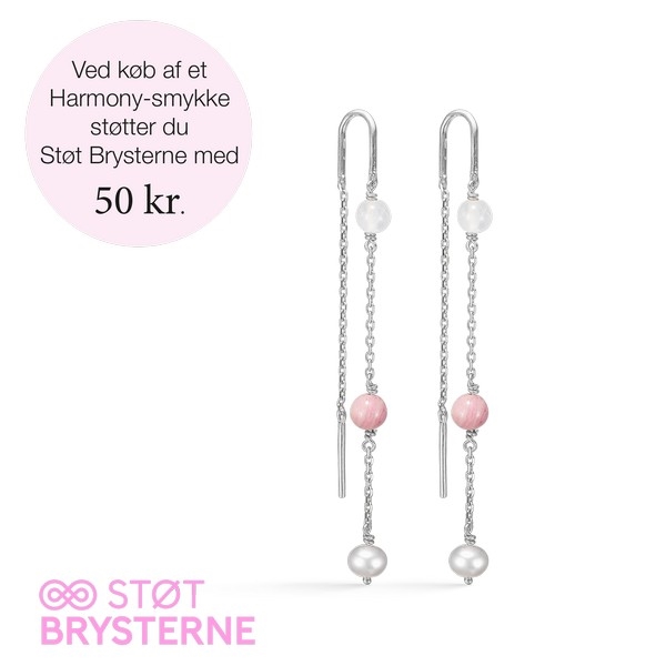 Mads Z x Support the Breasts-Ohrringe in silber 2226200