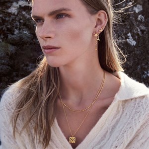 Maanesten - Annabella Halskette aus vergoldetem Silber