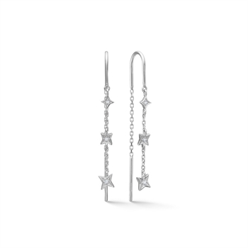 Vesper Ohrringe aus Sterlingsilber mit zirkonia von Mads Z