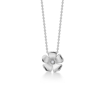 Fleur-Anhänger in silber Mads Z 2126106