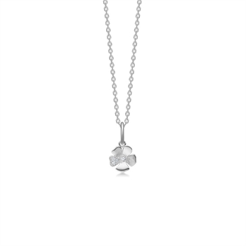  Mads Z - Fleur Halskette in Silber 