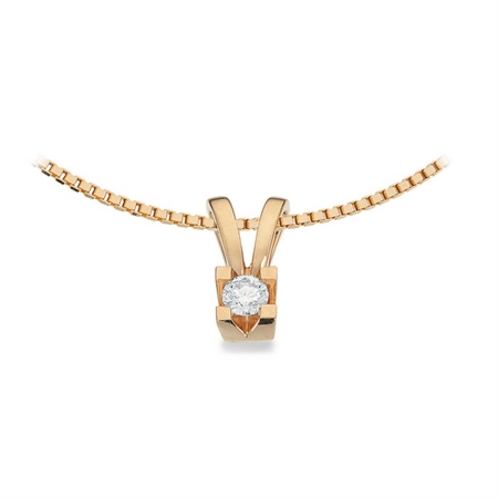 Kleopatra Anhänger 14 kt. Gold 0,10 ct.