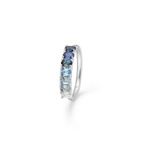 Mads Z - Poetry Sapphire Ring in silber mit echtem Stein 