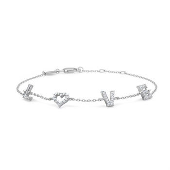 Mads Z Tender Love Armband aus Silber mit zirkonia