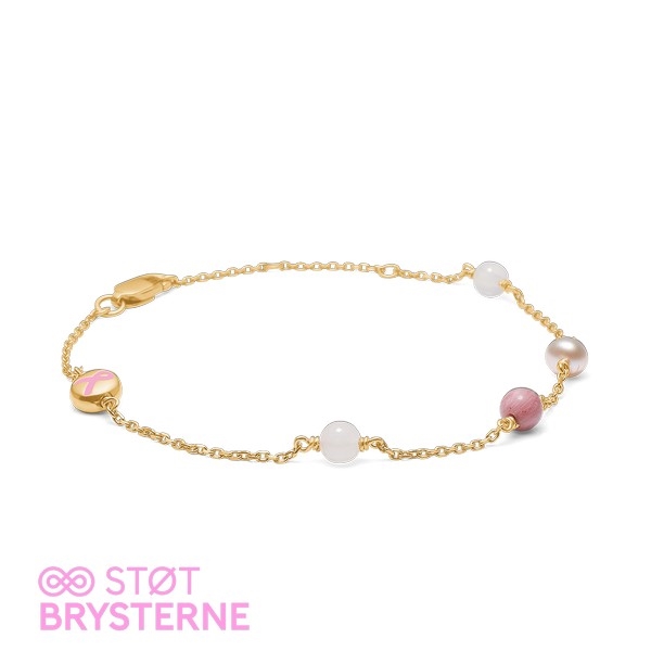Mads Z x Unterstützung der Brüste armband i vergoldete 2256200