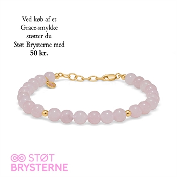 Mads Z x „Support the Breasts armband in vergoldete silber 2024