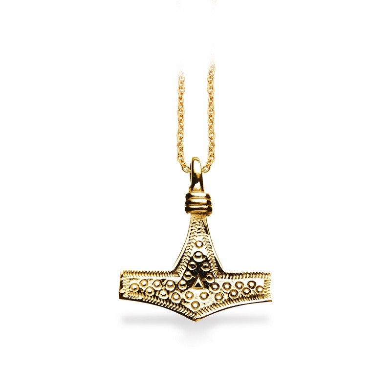 Scrouples - Thorshammer Anhänger in 8 kt Gold