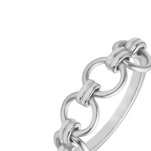 Christina Collect - LINKS ring in silber 2.25.A Nahaufnahme