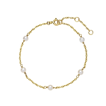 8 kt Armband von Lund Copenhagen ist aus echtem 8 Karat Gold gefertigt