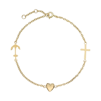 Das Tro, Håb og kærlighed Armband von Lund Copenhagen