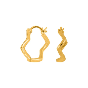 Nordahl Jewellery - Vergoldet Silbercreolen NICE52