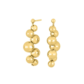 Nordahl Jewellery - HONEY52 Ohrstecker aus vergoldete silber mit Perlen