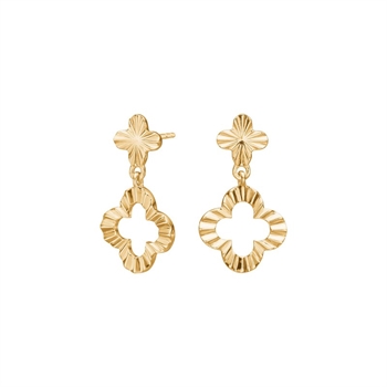 Nordahl Jewellery Vergoldet Silber Ohrringe CLOVERA52