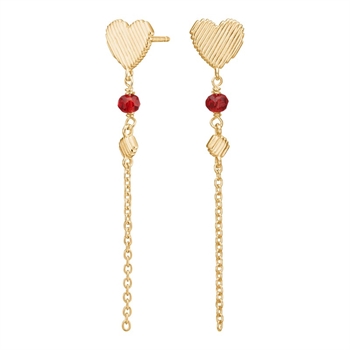 Nordahl Jewellery Ørehänger Vergoldet Silber BRODERIE52