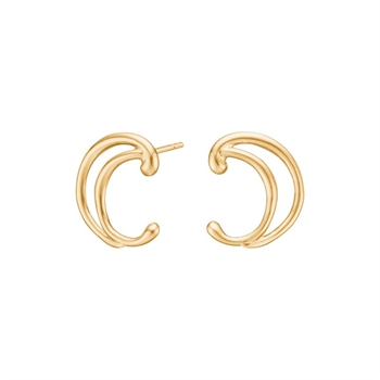 Nordahl Jewellery Ohrringe in vergoldetem Silber groß AURA52