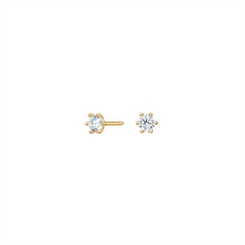 Siersbøl - Ohrring aus 8 Karat Gold in 3,5 mm.