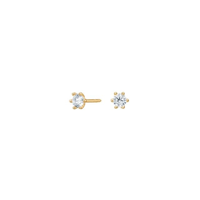 Siersbøl - Ohrring aus 8 Karat Gold in 3,5 mm.