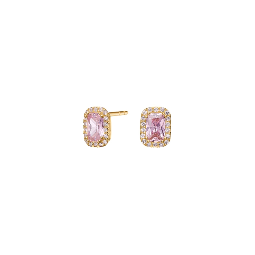 Siersbøl 8 kt Goldohrringe mit Zirkonia 10% online sparen