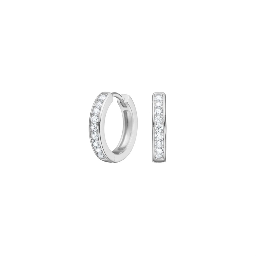 Joanli Nor PopNor Ohrringe in silber mit zirkonia