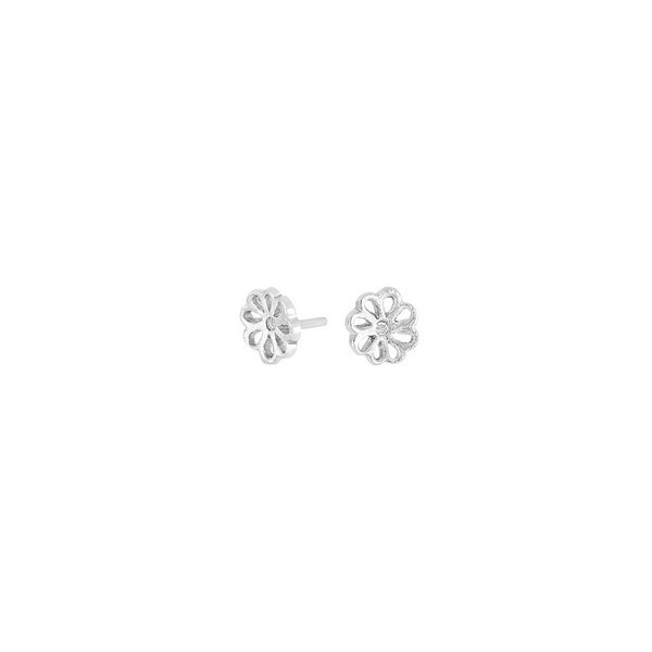 Ohrstecker mit Blumen in Silber 30060120900
