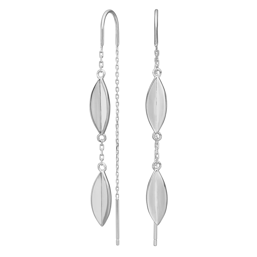 Nordahl Jewellery - UNIVERSE52 rhodiniertes Sterlingsilber Stern Ohrstecker