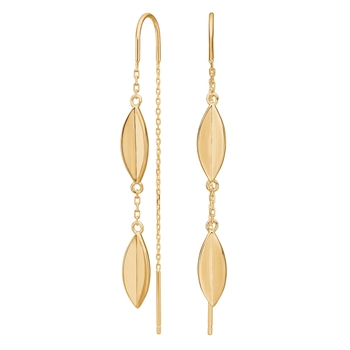 Nordahl Jewellery - UNIVERSE52 rhodiniertes Sterlingsilber Stern Ohrstecker
